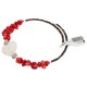Heart Certified Authentic Navajo Heishi Coral Mother of Pearl Native American Adjustable Wrap Bracelet 13159-9 Heart Certified Authentic Navajo Heishi Coral Mother of Pearl Native American Adjustable Wrap Bracelet 13159-9