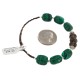 Certified Authentic Navajo Heishi Malachite Smoky Quartz Native American Adjustable Wrap Bracelet 13159-2 Certified Authentic Navajo Heishi Malachite Smoky Quartz Native American Adjustable Wrap Bracelet 13159-2
