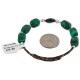 Certified Authentic Navajo Heishi Malachite Green Jasper Native American Adjustable Wrap Bracelet 13159-1 Certified Authentic Navajo Heishi Malachite Green Jasper Native American Adjustable Wrap Bracelet 13159-1