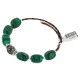 Certified Authentic Navajo Heishi Hematite Malachite Native American Adjustable Wrap Bracelet 13166-1 Certified Authentic Navajo Heishi Hematite Malachite Native American Adjustable Wrap Bracelet 13166-1