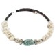 Certified Authentic Navajo Heishi White Howlite Native American Adjustable Wrap Bracelet 13161