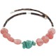 Heart Navajo Certified Authentic Heishi Pink Quartz Native American Adjustable Wrap Bracelet 13151-45 Heart Navajo Certified Authentic Heishi Pink Quartz Native American Adjustable Wrap Bracelet 13151-45