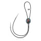 Handmade Certified Authentic Navajo .925 Sterling Silver Native American Natural Turquoise Coral Bolo Tie 34114