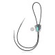Handmade Certified Authentic Navajo .925 Sterling Silver Native American Natural Turquoise Coral Bolo Tie 34117