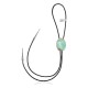 Handmade Certified Authentic Navajo .925 Sterling Silver Native American Natural Turquoise Bolo Tie 34121