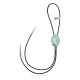 Handmade Certified Authentic Navajo .925 Sterling Silver Native American Natural Turquoise Bolo Tie 34121
