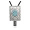 Handmade Certified Authentic Navajo .925 Sterling Silver Native American Natural Turquoise Bolo Tie 34123