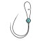 Handmade Certified Authentic Navajo .925 Sterling Silver Native American Natural Turquoise Bolo Tie 34129 Handmade Certified Authentic Navajo .925 Sterling Silver Native American Natural Turquoise Bolo Tie 34129
