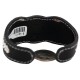 Certified Authentic .925 Sterling Silver Navajo Handmade Natural Turquoise Native American Leather Bracelet 12784-101 Certified Authentic .925 Sterling Silver Navajo Handmade Natural Turquoise Native American Leather Bracelet 12784-101