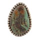 Handmade Navajo Certified Authentic .925 Sterling Silver Natural Turquoise Native American Ring 16959