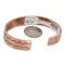 Feather .925 Sterling Silver Handmade Navajo Native American Pure Copper Bracelet 13170-1 Feather .925 Sterling Silver Handmade Navajo Native American Pure Copper Bracelet 13170-1