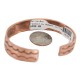 Certified Authentic Feather .925 Sterling Silver Handmade Navajo Native American Pure Copper Bracelet 13170-1 Certified Authentic Feather .925 Sterling Silver Handmade Navajo Native American Pure Copper Bracelet 13170-1