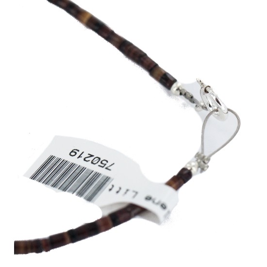 .925 Sterling Silver Certified Authentic Navajo Natural Turquoiose Coral Native American Necklace 750219 .925 Sterling Silver Certified Authentic Navajo Natural Turquoiose Coral Native American Necklace 750219