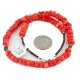 .925 Sterling Silver Certified Authentic Navajo Natural Turquoiose Coral Native American Necklace 750220 .925 Sterling Silver Certified Authentic Navajo Natural Turquoiose Coral Native American Necklace 750220