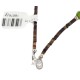 .925 Sterling Silver Certified Authentic Navajo Natural Green Quartz Hematite Native American Necklace 16076-11