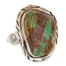 Handmade Certified Authentic Navajo .925 Sterling Silver Natural Turquoise Native American Ring 18221-3