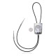 Teepee .925 Sterling Silver Certified Authentic Handmade Navajo Native American Bolo Tie 34132