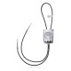 Teepee .925 Sterling Silver Certified Authentic Handmade Navajo Native American Bolo Tie 34132
