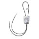 Teepee .925 Sterling Silver Certified Authentic Handmade Navajo Native American Bolo Tie 34132
