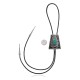 Handmade Certified Authentic Navajo .925 Sterling Silver Native American Natural Turquoise Bolo Tie 34147