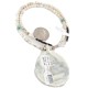 .925 Sterling Silver Certified Authentic Navajo Natural White Buffalo Native American Necklace 13070-15975-8