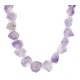 Certified Authentic Nickel Navajo Natural Amethyst Native American Necklace 18264-2
