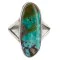 Handmade Navajo .925 Sterling Silver Signed Natural Turquoise Native American Ring 16827-100 Handmade Navajo .925 Sterling Silver Signed Natural Turquoise Native American Ring 16827-100