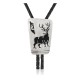 Handmade Certified Authentic Navajo .925 Sterling Silver Native American Bolo Tie 34167