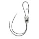 Handmade Certified Authentic Navajo .925 Sterling Silver Native American Bolo Tie 34167