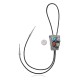Feather .925 Sterling Silver Certified Authentic Handmade Navajo Native American Natural Turquoise Coral Bolo Tie 34173