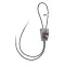 Feather Bolo Tie 34173 – Handmade 925 Sterling Silver with Turquoise & Coral