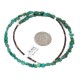 Certified Authentic Navajo .925 Sterling Silver Natural Turquoise Native American Necklace 18261
