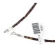 Certified Authentic Navajo .925 Sterling Silver Natural Turquoise Native American Necklace 18261