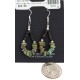 .925 Sterling Silver Hooks Certified Authentic Navajo Natural Turquoise Heishi Hoop Native American Earrings 18263-1 .925 Sterling Silver Hooks Certified Authentic Navajo Natural Turquoise Heishi Hoop Native American Earrings 18263-1