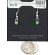 Certified Authentic Navajo .925 Sterling Silver Natural Gaspeite Native American Dangle Earrings 27233-3
