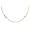 .925 Sterling Silver Certified Authentic Navajo White Howlite Native American Necklace 18288