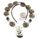 Bird Certified Authentic Navajo .925 Sterling Silver Inlay Natural Turquoise Mother of Pearl Black Onyx Blood Stone Native American Necklace 25338-4 Bird Certified Authentic Navajo .925 Sterling Silver Inlay Natural Turquoise Mother of Pearl Black Onyx Blood Stone Native American Necklace 25338-4