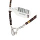 Bird Certified Authentic Navajo .925 Sterling Silver Inlay Natural Turquoise Mother of Pearl Black Onyx Agate Native American Necklace 25338-3