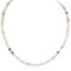 .925 Sterling Silver Certified Authentic Navajo White Howlite Native American Necklace 18288 .925 Sterling Silver Certified Authentic Navajo White Howlite Native American Necklace 18288