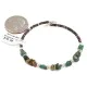 Navajo Natural Turquoise Heishi Native American Adjustable Wrap Bracelet 13172-12 Navajo Natural Turquoise Heishi Native American Adjustable Wrap Bracelet 13172-12