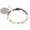 Navajo White Howlite Heishi Native American Adjustable Wrap Bracelet 13172-16 Navajo White Howlite Heishi Native American Adjustable Wrap Bracelet 13172-16