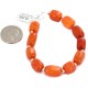 Navajo .925 Sterling Silver Certified Authentic Natural Agate Native American Bracelet 13165