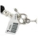 Certified Authentic Nickel Navajo Natural Black Onyx White Howlite Native American Necklace 18264-6