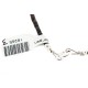 Certified Authentic .925 Sterling Silver Navajo Natural Gaspeite Native American Necklace 18265-3