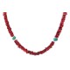 Certified Authentic Navajo .925 Sterling Silver Natural Turquoise Coral Heishi Native American Necklace 750219-10 Certified Authentic Navajo .925 Sterling Silver Natural Turquoise Coral Heishi Native American Necklace 750219-10