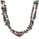 2 Strand .925 Sterling Silver Navajo Natural Multicolor Stones Native American Necklace 750216 2 Strand .925 Sterling Silver Navajo Natural Multicolor Stones Native American Necklace 750216