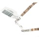 2 Strand .925 Sterling Silver Certified Authentic Navajo Natural Multicolor Stones Native American Necklace 750217