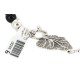 Certified Authentic Nickel Navajo Natural Black Onyx Agate Native American Necklace 18265-6