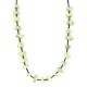 Certified Authentic .925 Sterling Silver Navajo Natural Gaspeite Native American Necklace 18265-3