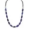 Nickel Navajo Lapis Lazuli Hematite Necklace 18265-4 Nickel Navajo Lapis Lazuli Hematite Necklace 18265-4